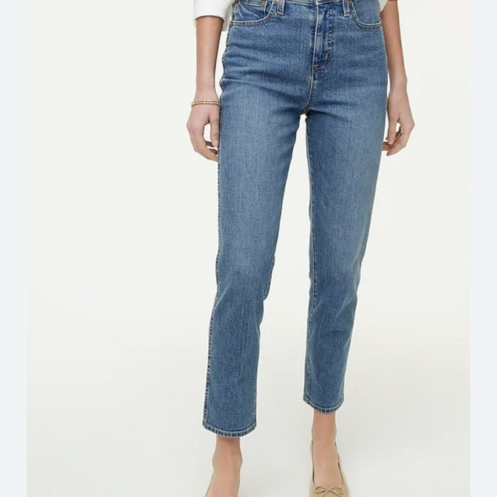 J. Crew Women's Straight Leg Blue Jeans